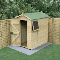 6' x 4' Forest Timberdale 25yr Guarantee Tongue & Groove Pressure Treated Apex Shed (1.93m x 1.37m)