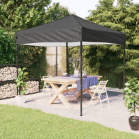 Truett Oxford Fabric 3m x 3m Folding Party Tent In Anthracite