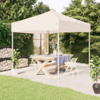 Truett Oxford Fabric 3m x 3m Folding Party Tent In Cream