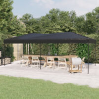 Truett Oxford Fabric 3m x 6m Folding Party Tent In Anthracite